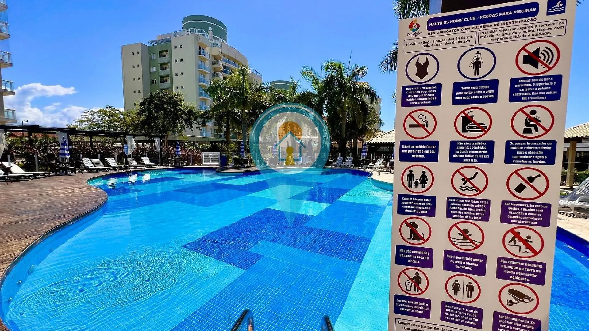 Apartment N1403 Vista Mar Em Home Club Wi-Fi Piscina E Praia Penha  Brazil